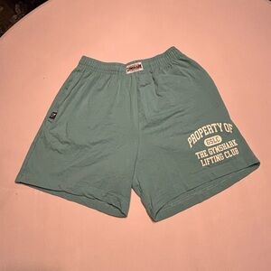 Gymshark Green Drawstring Athletic Shorts